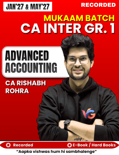 CA Intermediate Gr.1 - Advanced Accounting - CA Rishabh Rohra - Jan'27 ...