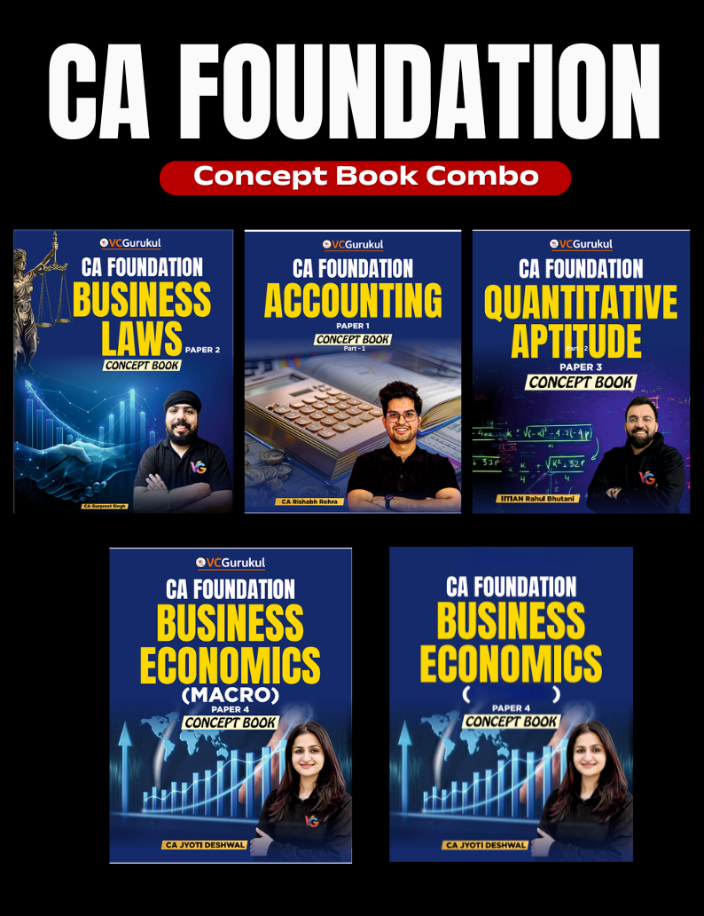 CA Foundation - Concept Coloured Book - Combo