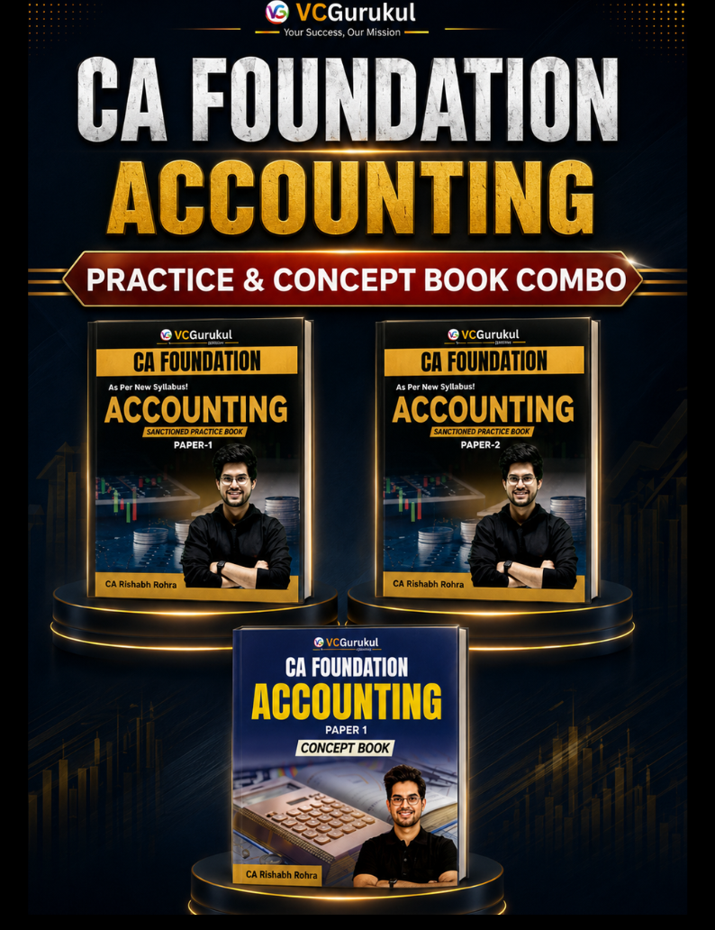 CA Foundation - Accounting Books Combo - CA Rishabh Rohra