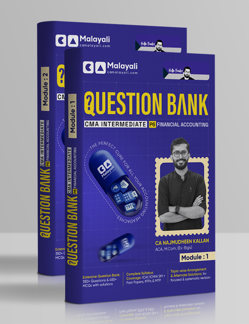 Question Bank: CMA Inter Financial Accounting Question Bank & MCQ Book