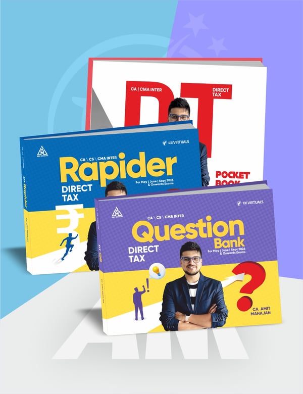 CA/CMA/CS - Inter/Exec DT Exam Kit For Sep 26 By CA Amit Mahajan