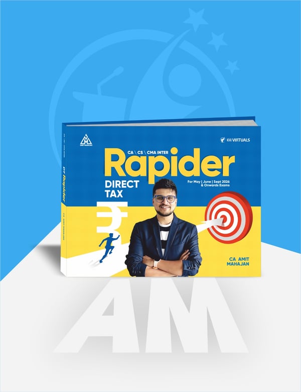 CA/CMA/CS - Inter/Exec DT Rapider Book For Sep 26 By CA Amit Mahajan