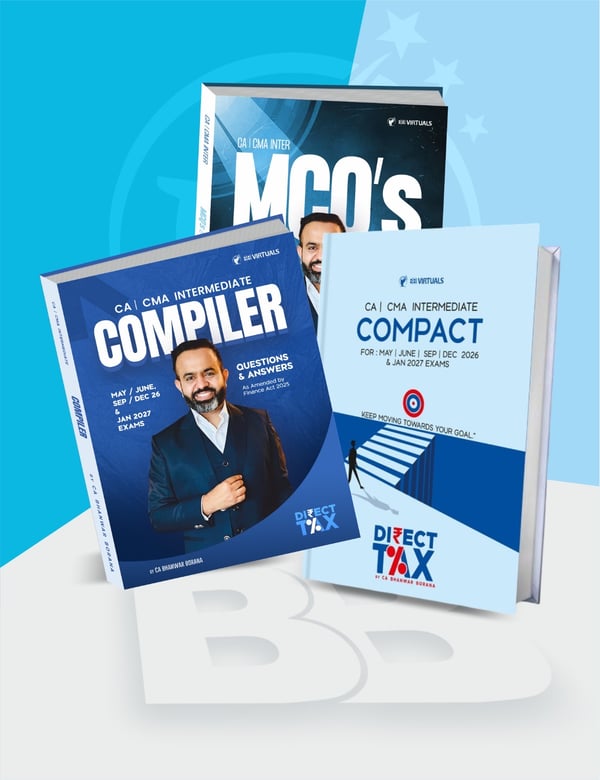 CA/CMA Inter Direct Tax Compact, MCQ & Q/A Compiler By CA Bhanwar Borana For Sep/Dec 2026 & Jan 2027 Exams
