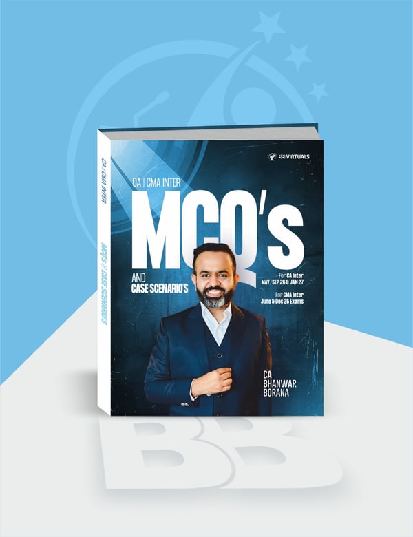 CA/CMA Inter Direct Tax MCQ Book By CA Bhanwar Borana For Sep/Dec 2026 & Jan 2027 Exams