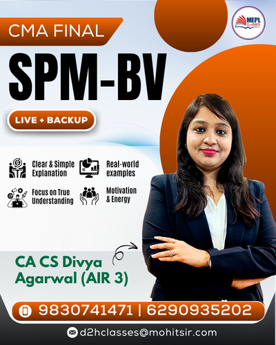 CMA FINAL - PAPER 20A - STRATEGIC PERFORMANCE MANAGEMENT AND BUSINESS VALUATION