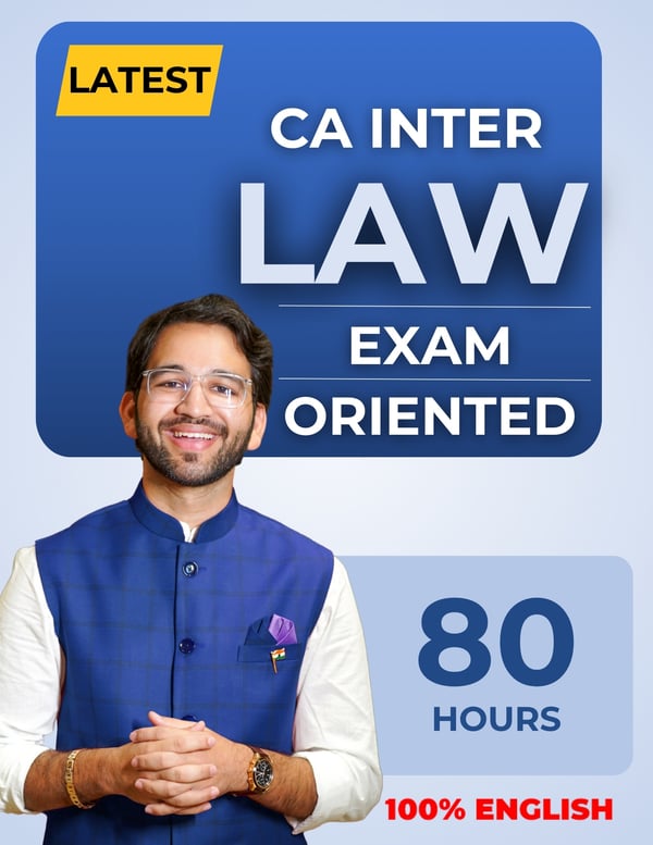 CA Inter- Corporate & Other Laws Regular Exam Oriented Batch (Paper 2 ...