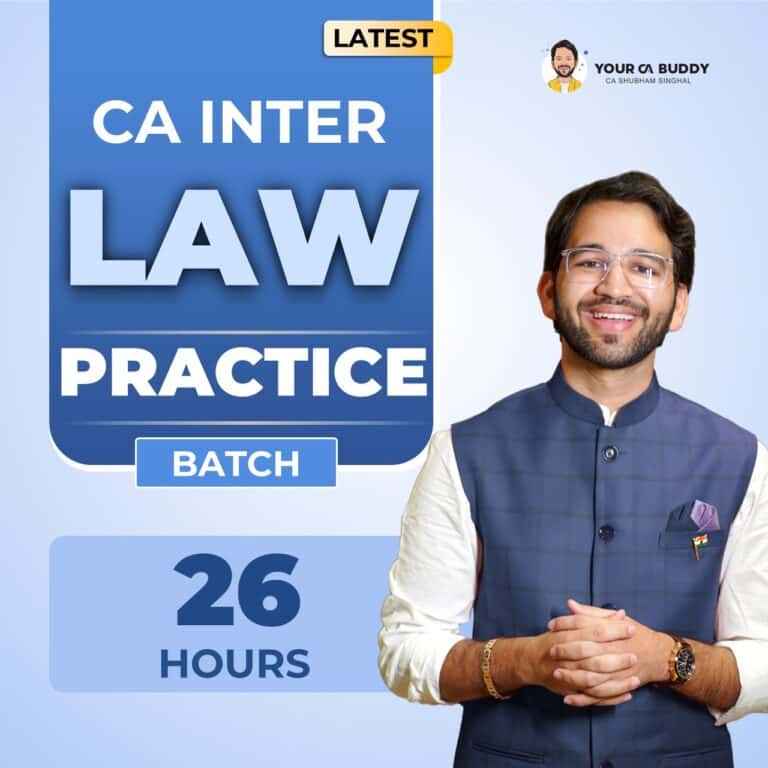 CA Inter Corporate and Other Laws by CA Shubham Singhal