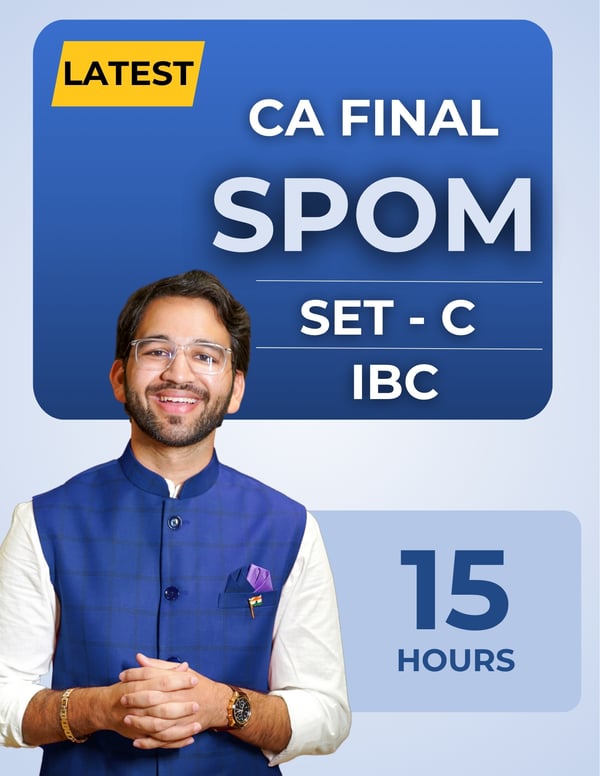 CA FINAL SPOM SET C Insolvency Bankruptcy Code