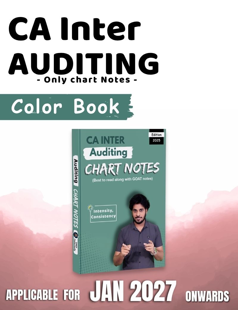 Only Books | CA Inter | P5 Auditing And Ethics Chart Book | Only Chart Book