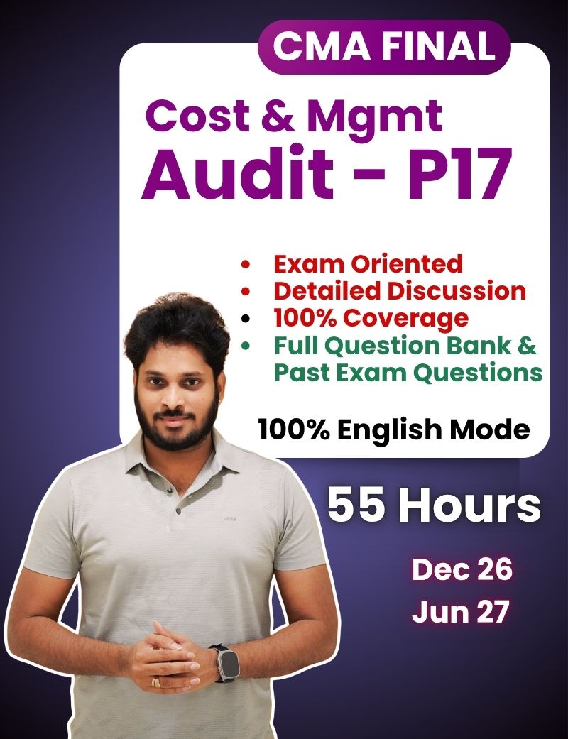 P17 Cost and Management Audit (CMAD)