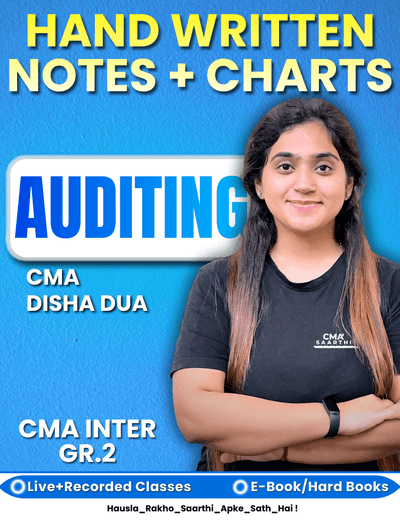 CMA Inter Audit Summary Notes with Charts by CMA Disha Dua